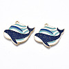 Eco-Friendly Alloy Enamel Pendants X-ENAM-Q437-033-NR-1