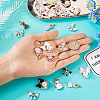 Pandahall 26Pcs 13 Styles Alloy Enamel with Crystal Rhinestone Pendants ENAM-TA0001-68-6