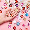 70Pcs Flatback Glass Cabochons for DIY Projects GGLA-SZ0001-33A-3