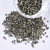 Electroplate Glass Cylinder Beads SEED-Q036-01A-B03-1