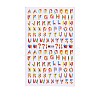 Nail Art Stickers Decals MRMJ-T078-61A-1