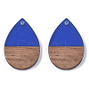 Resin & Walnut Wood Pendants RESI-T035-08-3