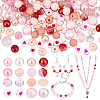   480Pcs 16 Style Transparent & Opaque & Spray Painted Acrylic Beads OACR-PH0001-93-1