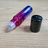 10ml Glass Gradient Color Essential Oil Empty Roller Ball Bottle X-MRMJ-WH0011-B09-A-2