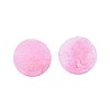 Electroplate Natural Druzy Crystal Cabochons G-L047-8mm-17-1