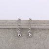 Brass Micro Pave Cubic Zirconia Dangle Stud Earring EJEW-EE0004-04P-3