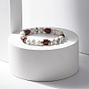 Natural Howlite Beaded Stretch Bracelet for Women or Men BJEW-JB07732-03-2