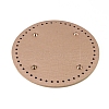 PU Leather Flat Round Bag Bottom FIND-WH0056-05B-2