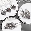 Unicraftale 3Pcs 3 Colors 304 Stainless Steel Pendants STAS-UN0055-81-5