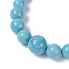 Natural Howlite Graduated Beaded Necklaces NJEW-F263-01-3