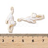 Alloy Enamel Pendants ENAM-O001-08I-G-3