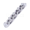 Handmade Acrylic Curb Chains AJEW-JB00629-01-2