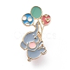 Animal with Balloon Enamel Pin ENAM-K021-01A-1