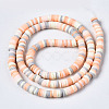 Handmade Polymer Clay Beads Strands CLAY-R089-4mm-108-3