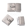 304 Stainless Steel Bayonet Clasps STAS-G143-39P-1