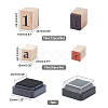   2 Boxes Wooden Stamps Set AJEW-PH0003-54-4