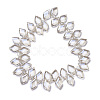Electroplate Glass Beads Strands EGLA-E057-03B-02-2