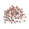 100Pcs Transparent Glass Beads X1-GLAA-P061-01E-2