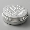 Aluminium Shallow Round Candle Tins AJEW-WH0312-58D-1