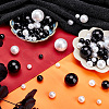 ABS Plastic Imitation Pearl Beads KY-WH0001-029B-4
