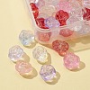 64Pcs 8 Colors Transparent Electroplate & Baking Painted Glass Beads GLAA-FS0001-37-4