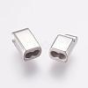 Tarnish Resistant 304 Stainless Steel Magnetic Clasps with Glue-in Ends STAS-E138-06P-4