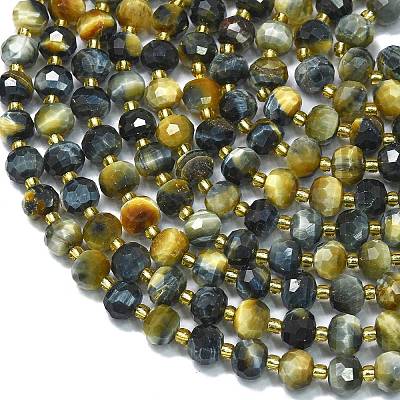 Natural Tiger Eye Beads Strands G-K389-E50-01-1