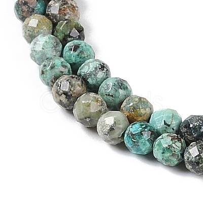 Natural Chrysocolla Beads Strands G-N342-29B-1