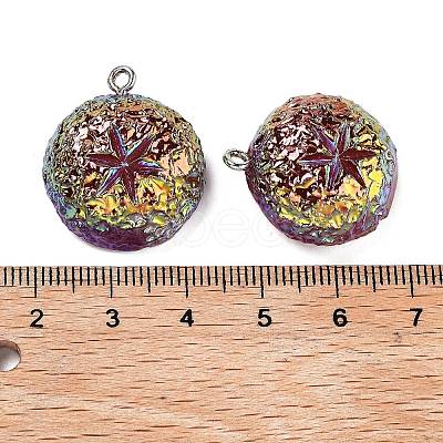 AB Color Resin Pendants RESI-C051-03C-P-1