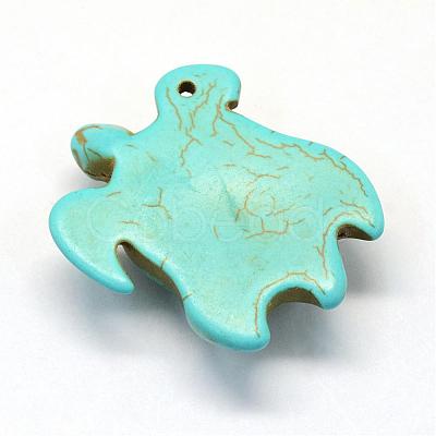 Synthetic Turquoise Pendants TURQ-S283-22-1