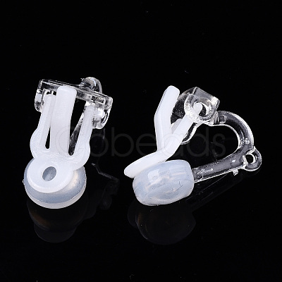 Plastic Clip-on Earring Findings FIND-R039-04-1