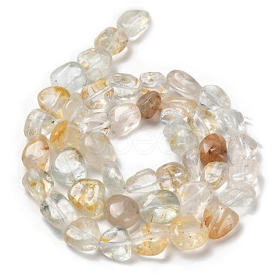 Natural Topaz Beads Strands G-P497-01E-53-1