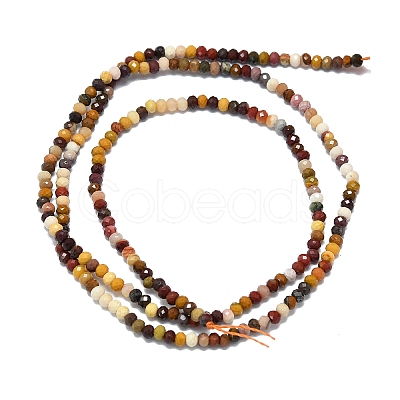 Natural Mookaite Beads Strands G-G106-A33-01-1