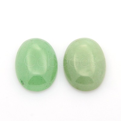 Natural Green Aventurine Cabochons X-G-P023-07-1