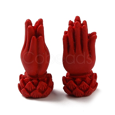 Dyed Buddha's Hand Synthetic Coral Beads CORA-O004-05A-1