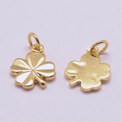 Brass Charms KK-G302-09G-NR-1