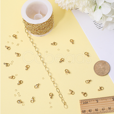 Beebeecraft DIY Chain Bracelet Necklace Making Kit DIY-BBC0001-30-1