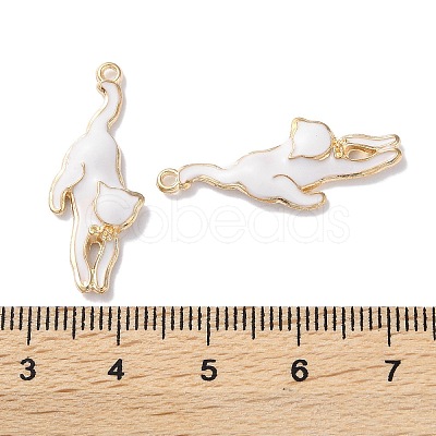 Alloy Enamel Pendants ENAM-O001-08I-G-1