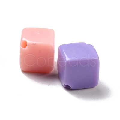 Opaque Acrylic Beads SACR-E003-06-1