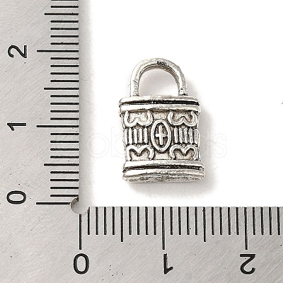 Tibetan Style Alloy Pendants TIBEP-L021-51B-AS-1