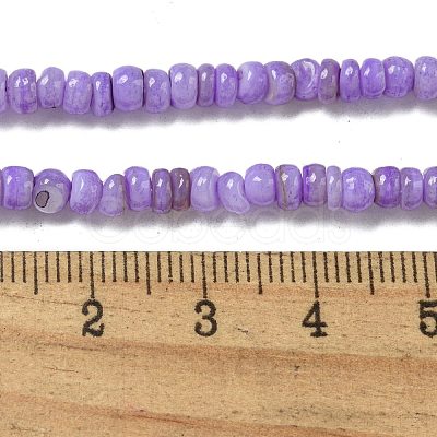 Dyed Natural Freshwater Shell Beads Strands BSHE-G039-07B-1