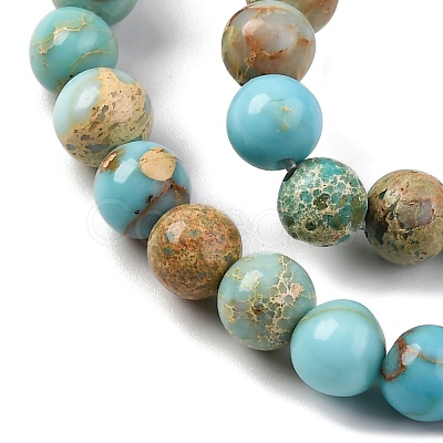 Dyed Natural Regalite/Imperial Jasper/Sea Sediment Jasper Beads Strands G-B124-C02-03-1