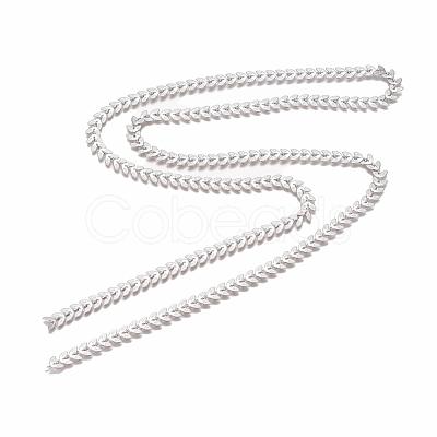 Tarnish Resistant 304 Stainless Steel Cobs Chains STAS-I137-03P-1