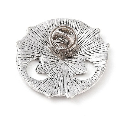 Tibetan Style Alloy Brooches JEWB-O016-01AS-1