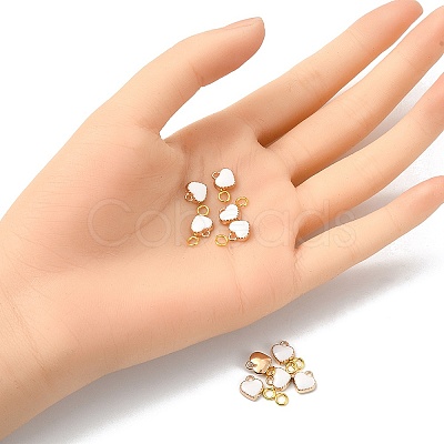 10Pcs Heart Alloy Enamel Charms ENAM-YW0002-92-1