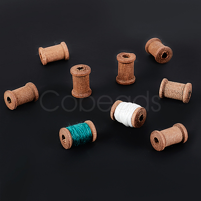 Wood Thread Bobbins TOOL-WH0125-106A-02-1