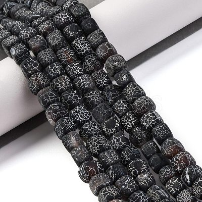 Natural Weathered Agate Beads Strands G-G177-E18-04-1