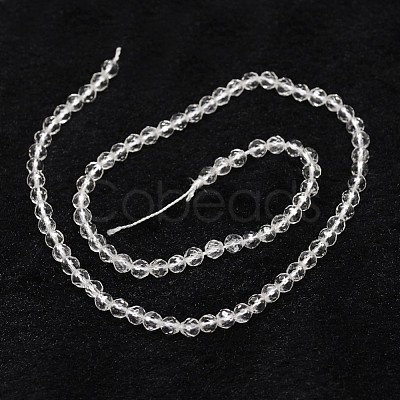 Natural Quartz Crystal Beads Strands G-G736-05-4mm-1