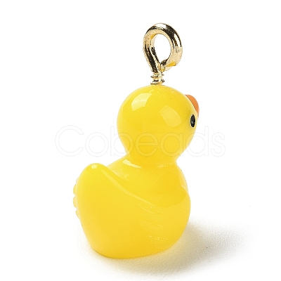 Opaque Resin Cartoon Pendants CRES-Z004-01A-G-1