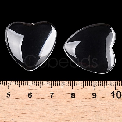 Transparent Glass Cabochons GGLA-T004-15-1